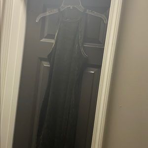 Suede dress